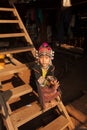 Girls from the Akha ethnic group in traditional clothes