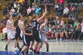 Girls Basketball Action