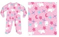 girls bodysuit star panda carton print vector