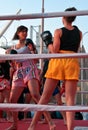 Girls boxing