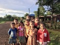 Girls and Boys children Laos