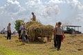 Girls Carry Water for the Hay Crew