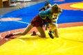 Girls compete in Sambo