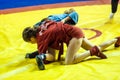 Girls compete in Sambo