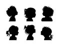 girls face profile,silhoutte