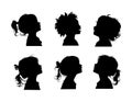 girls face profile,silhoutte