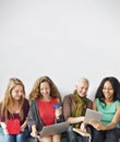 Girls Friendship Togetherness Online Shopping Concept Royalty Free Stock Photo