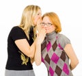 Girls gossip Royalty Free Stock Photo