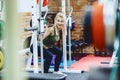 girls in gym workout Royalty Free Stock Photo