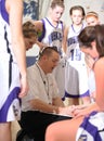 Girls High School Basketball. Royalty Free Stock Photo