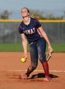 Girls High School Softball Royalty Free Stock Photo