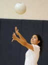 Girls High School Volleyball Royalty Free Stock Photo