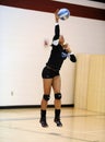 Girls High School Volleyball Royalty Free Stock Photo