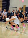 Girls High School Volleyball Royalty Free Stock Photo