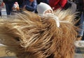 Kukeri, mummers perform rituals with costumes and big bells, intended to scare away evil spirits during the international festival