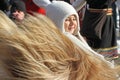 Kukeri, mummers perform rituals with costumes and big bells, intended to scare away evil spirits during the international festival