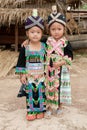 Girls of Laos ethnic group Hmong