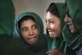 Girls learning in the only school in the village of Shimshal 3100m is a government school taught by teachers based in the village