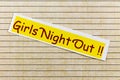 Girls night out young female friends nightlife party celebration Royalty Free Stock Photo