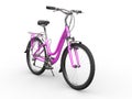 Girls pink bicycle