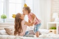 Girls playing and having fun Royalty Free Stock Photo