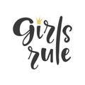 Girls rule poster