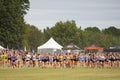 Athletes at the start of the Great American Cross Country Festival in Cary NC on October 5, 2019