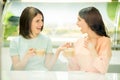 Girls sharing secrets Royalty Free Stock Photo