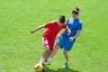 Girls soccer Royalty Free Stock Photo