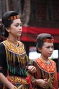 Girls at Toraja Funeral Ceremony