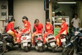 Girls in traditional Ao Dai dresses, Hanoi