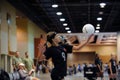 High School Girls Volleyball Action. Royalty Free Stock Photo