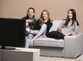 Girls watching movies Royalty Free Stock Photo