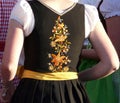 Girls wearing traditional dirndl in bavaria