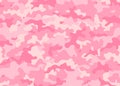 Girly Camo. pink texture military camouflage repeats seamless army hunting background