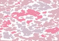 Girly Camo. pink texture military camouflage repeats seamless army background. cow texture pink and gray