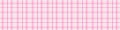 Girly pink seamless plaid vector border. Gingham bright color checker banner. Woven tweed edging.