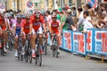 Giro d'Italia 2009 - Race in Milan Royalty Free Stock Photo