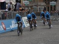 Giro d'Italia - GARMIN BARRACUDA team Royalty Free Stock Photo