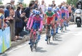 Giro d'Italia - LAMPRE ISD team Royalty Free Stock Photo