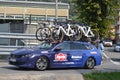 Giro di Lombardia 2022. Alpecin-Deceuninck bike exchange car. Royalty Free Stock Photo