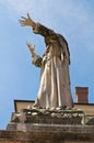 Girolamo Savonarola statue. Ferrara. Emilia-Romagna. Italy.