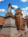 Girolamo Savonarola Statue Ferrara Italy