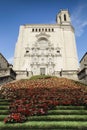 Girona cathedral Royalty Free Stock Photo