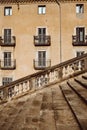 Girona Cathedral in Catalonia, Spain, Romanesque, Gothic and Baroque architecture Royalty Free Stock Photo