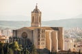 Girona Cathedral in Catalonia, Spain, Romanesque, Gothic and Baroque architecture Royalty Free Stock Photo