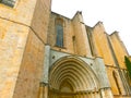 Girona Cathedral in Catalonia, Spain, Romanesque, Gothic and Baroque architecture