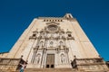 Girona Cathedral in Catalonia, Spain, Romanesque, Gothic and Baroque architecture Royalty Free Stock Photo