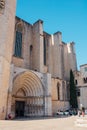 Girona Cathedral in Catalonia, Spain, Romanesque, Gothic and Baroque architecture