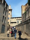 Stepped walkway, Girona, Spain